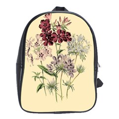 Botanical Print Antique Flora Plant School Bag (xl) by Pakrebo