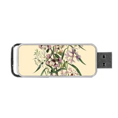 Botanical Print Antique Natural Portable Usb Flash (one Side) by Pakrebo