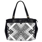 Pattern Tile Repeating Geometric Oversize Office Handbag (2 Sides) Front