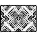 Pattern Tile Repeating Geometric Fleece Blanket (Large)  80 x60  Blanket Front