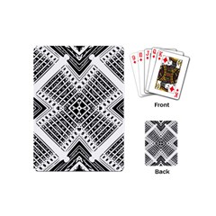 Pattern Tile Repeating Geometric Playing Cards Single Design (mini) by Pakrebo