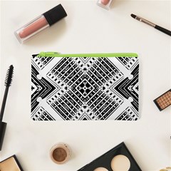 Pattern Tile Repeating Geometric Cosmetic Bag (xs) by Pakrebo