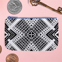 Pattern Tile Repeating Geometric Large Coin Purse by Pakrebo