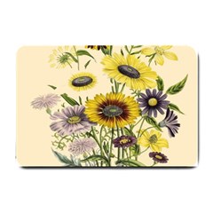 Botanical Print Antique Flora Small Doormat  by Pakrebo