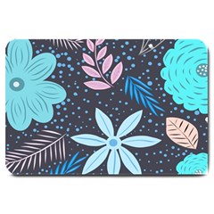 Pattern Nature Color Banner Modern Large Doormat  by Pakrebo