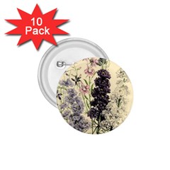 Botanical Print Antique Floral 1 75  Buttons (10 Pack) by Pakrebo