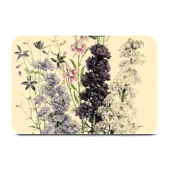 Botanical Print Antique Floral Plate Mats by Pakrebo