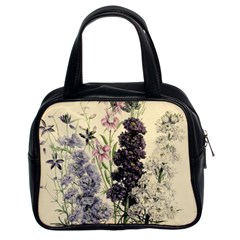 Botanical Print Antique Floral Classic Handbag (two Sides) by Pakrebo