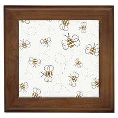 Pattern Design Nature Art Drawing Framed Tiles by Pakrebo