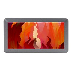 Fire Abstract Cartoon Red Hot Memory Card Reader (mini) by Pakrebo