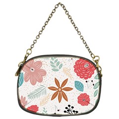 Nature Shape Leaves Flowers Art Chain Purse (two Sides) by Pakrebo