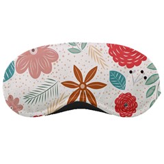 Nature Shape Leaves Flowers Art Sleeping Mask by Pakrebo