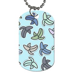 Bananas Repetition Repeat Pattern Dog Tag (two Sides) by Pakrebo