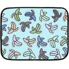 Bananas Repetition Repeat Pattern Fleece Blanket (mini) by Pakrebo