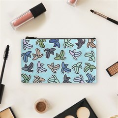 Bananas Repetition Repeat Pattern Cosmetic Bag (small) by Pakrebo