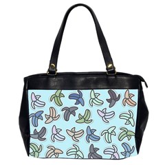 Bananas Repetition Repeat Pattern Oversize Office Handbag (2 Sides) by Pakrebo