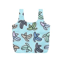 Bananas Repetition Repeat Pattern Full Print Recycle Bag (s) by Pakrebo