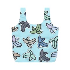 Bananas Repetition Repeat Pattern Full Print Recycle Bag (m) by Pakrebo