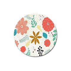 Design Nature Color Banner Modern Magnet 3  (round) by Pakrebo