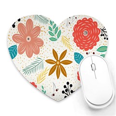 Design Nature Color Banner Modern Heart Mousepads by Pakrebo