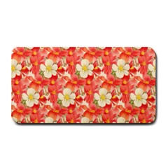 Background Images Floral Pattern Red White Medium Bar Mats by Pakrebo