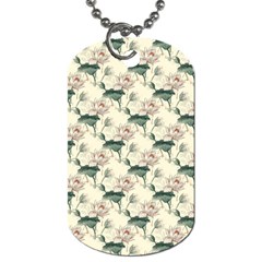 Floral Pattern Scrapbook Seamless Dog Tag (one Side) by Pakrebo