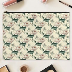 Floral Pattern Scrapbook Seamless Cosmetic Bag (xxxl) by Pakrebo