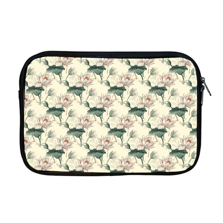 Floral Pattern Scrapbook Seamless Apple MacBook Pro 17  Zipper Case