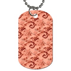 Vintage Seamless Decorative Dog Tag (one Side) by Pakrebo