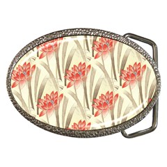 Flower Flora Leaf Wallpaper Belt Buckles