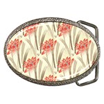 Flower Flora Leaf Wallpaper Belt Buckles Front