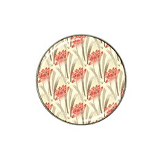 Flower Flora Leaf Wallpaper Hat Clip Ball Marker (4 pack)