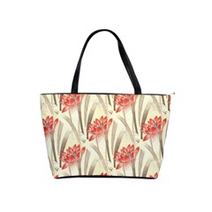 Flower Flora Leaf Wallpaper Classic Shoulder Handbag