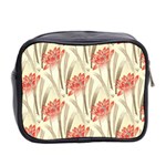 Flower Flora Leaf Wallpaper Mini Toiletries Bag (Two Sides) Back