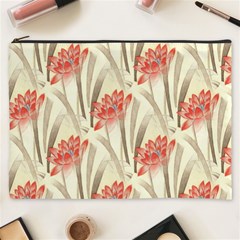 Flower Flora Leaf Wallpaper Cosmetic Bag (XXXL)