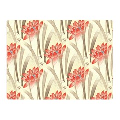 Flower Flora Leaf Wallpaper Double Sided Flano Blanket (Mini) 