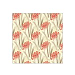 Flower Flora Leaf Wallpaper Satin Bandana Scarf Front