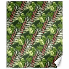 Leaves Seamless Pattern Design Canvas 8  X 10  by Pakrebo