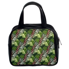 Leaves Seamless Pattern Design Classic Handbag (two Sides) by Pakrebo