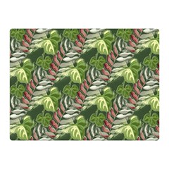 Leaves Seamless Pattern Design Double Sided Flano Blanket (mini)  by Pakrebo