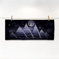 Background Stylized Scenery Hand Towel by Pakrebo