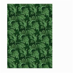 Leaf Flora Nature Desktop Herbal Large Garden Flag (two Sides) by Pakrebo