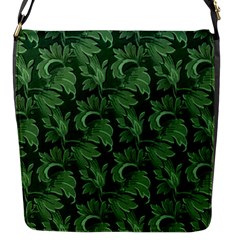 Leaf Flora Nature Desktop Herbal Flap Closure Messenger Bag (s) by Pakrebo