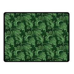 Leaf Flora Nature Desktop Herbal Double Sided Fleece Blanket (small)  by Pakrebo