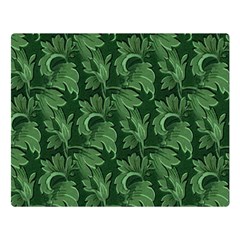 Leaf Flora Nature Desktop Herbal Double Sided Flano Blanket (large)  by Pakrebo