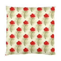 Floral Background Scrapbook Vintage Standard Cushion Case (one Side) by Pakrebo