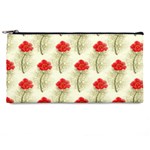 Floral Background Scrapbook Vintage Pencil Cases Front