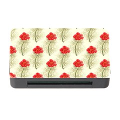 Floral Background Scrapbook Vintage Memory Card Reader With Cf by Pakrebo