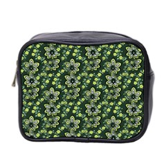 Abstract Pattern Flower Leaf Mini Toiletries Bag (two Sides) by Pakrebo