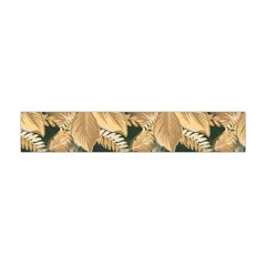 Scrapbook Leaves Decorative Flano Scarf (mini) by Pakrebo